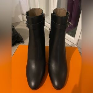 HERMES Calfskin Saint Germain Ankle Boots